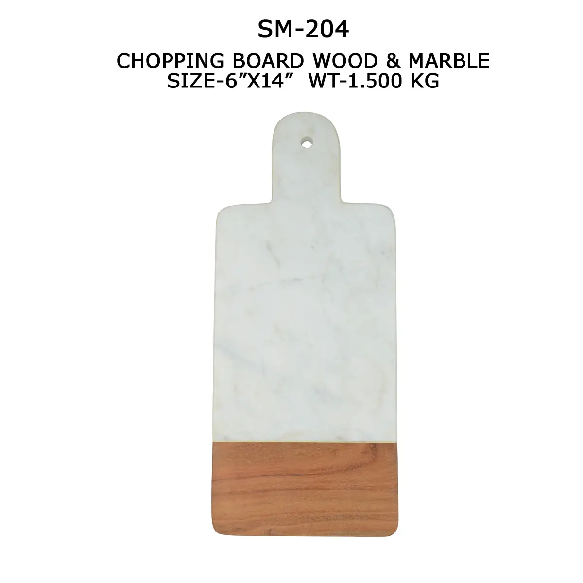 CHOPPING BOARD WOOD & MARBLE